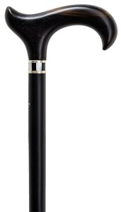 Laska drewniana derby Gastrock - ARTDECO - heban
