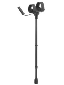 Kula ortopedyczna GALAXY 150 kg – CLIP – Ergo soft grip – czarna – struktura czarna