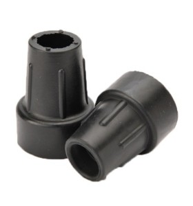 Nakładka gumowa Gastrock czarna - 22 mm - z wkładką stalową - 1 sztuka